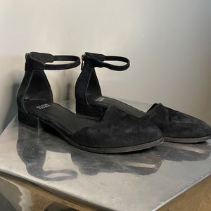EILEEN FISHER D’orsay Suede Flat